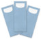 itenga 100x Bestecktasche aus Papier mit weißer Serviette Gastronomie Veranstaltung Feier… (hellblau)
