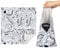 Walking Way Magic Protective Wrap Selbstklebe-Etui Kit Kratzfest Staubdicht Waschbar Tuch für Kameras Objektiv Elektronische und kosmetische Produkte(Circuit, 55 * 55cm)