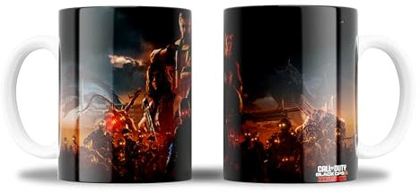 newseny Blackops 6 COD Tasse de jeu vidéo pour joueurs et fans du COD | Apportez l'action de COD à chaque gorgée ! Céramique 355 ml (Blackops6)