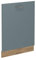 Vicco Geschirrspülblende R-Line, Geschirrspüler Fronttür, Blau-Grau, 60 cm ohne Arbeitsplatte