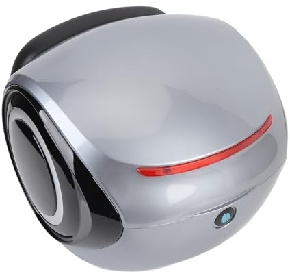 Fockety 32L Motorcycle Top Case, Leichte Kofferraumbox mit Rückenlehne und Reflektierende Streifen, Tragbare Bauchmuskeln Sportliche Style -Heckkiste für Roller, Elektrofahrräder, (Gray)