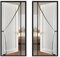 Moustiquaire sur Mesure – Pour Portes d'Entrée et Fenêtres Noir 120x270cm