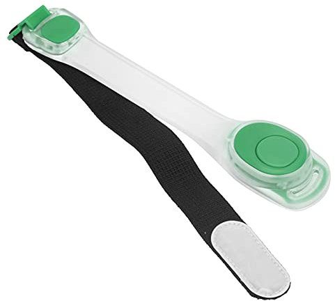 RiToEasysports LED Light Up Armband, Outdoor Sports Reflektierende Laufausrüstung LED -Armband Blitzem Armband Luminous Armband für Nachtlauf (Green)