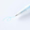 MUJI 無印良品 Einziehbarer Gelschreiber, 0,5 mm feine Spitze, glattes Schreiben, klarer Körper (Hellblau, 0,5 mm)