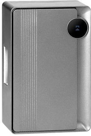 Miratic Campanello Casa Interno 80dB Cablato Bitonale Elettromeccanico per Installazione 230V per Appartamenti Case Uffici IP20 (grafite)