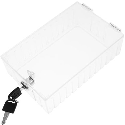 STOBOK Thermostat Protective Cover Lockable Wall-Mounted Thermostat Cover Guard Key for Air Conditioner Wall