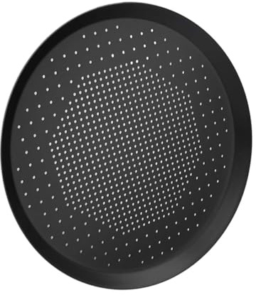 Gatuida Plaque à Pizza Perforée Alliage Aluminium Plaque de Cuisson Résistante Corrosion Anti-rayures pour Pâtisserie et Cuisson de Ustensile de Cuisine