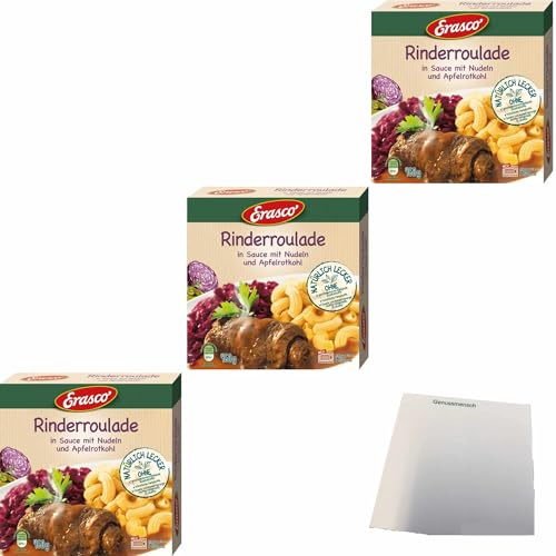 usy Bundle für Erasco Menü Rinderroulade 3er pack (3x460g Packung) + usy Block