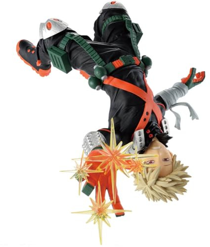 Zhongkaihua MHA Bakugou Katsuki Figur Bakugou Katsuki Actionfigur 17 cm Anime PVC Modell Heim-Schreibtischdekoration Ornament Geburtstagsgeschenk für Fans