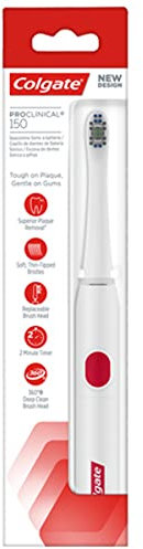Spazzolino a tecnologia sonica a batteria Colgate ProClinical 150