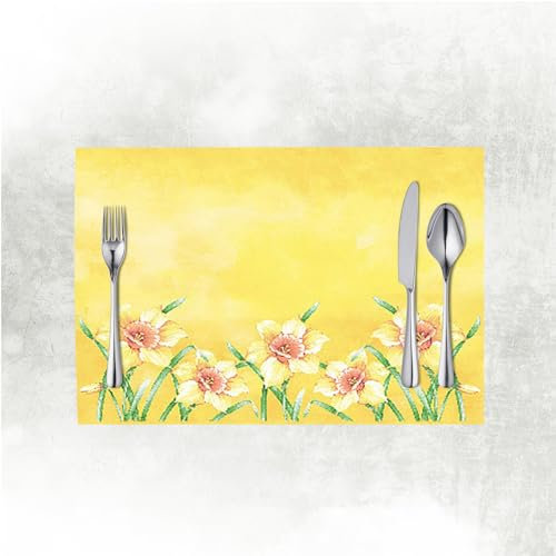 Mank GmbH Tischsets aus Airlaid 40 cm x 30 cm, Platzset aus stoffähnlichem Material, für Gastronomie und Feiern ideal 100 Stück Elvira Sets Untersetzer Papier Einweg