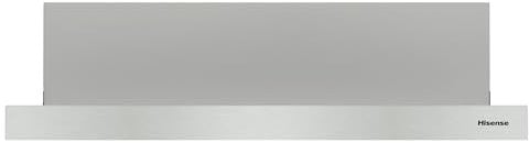 Hisense CH6TL4BX - Campana Telescópica 60 cm, Capacidad de Succión de 450 m³/h, Iluminación LED, Fácil Limpieza y Mantenimiento