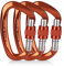 Marouom Kletterkarabiner Karabinerhaken, karabiner mit schraubverschluss Kletterausrüstung 25KN Auto Locking Klettern Clips Sicherheitskarabiner for Bandschlinge, Retten, Schaukel, Hängematte, Absei