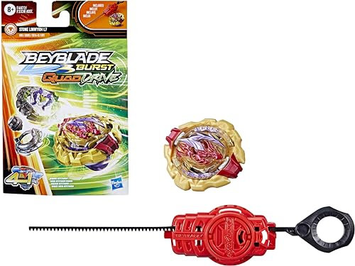 Beyblade Burst Quad Drive - F4072 - Ensemble toupie + Lanceur - Stone Linwyrm L7