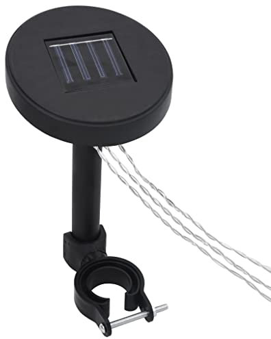 Guirlande lumineuse à LED avec panneau solaire pour belvédère