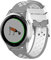 Wownadu Bracelet Quick Release 18mm Compatible pour Garmin Vivoactive 4S/ Vivomove 3S/ Venu 3S/ Venu 2S, Forerunner 255S/ 255S Music/ 265S Bracelets Gris Blanc Remplacement Silicone Sport Bands Strap