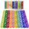 100 Stück Würfel Set 14mm 6 Seitlich Spiel Würfel 10 Transparente Farbe Spiel Würfel Acryl Transparent Würfel Set für Brettspiel, Math Game Party Favor, Familienfeier