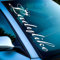Frauen Auto Aufkleber Ladylike mit Krone Frontscheibenaufkleber Tuning Sticker Royal Königlich Schriftzug Scheibenaufkleber Motorhaube Kofferraum