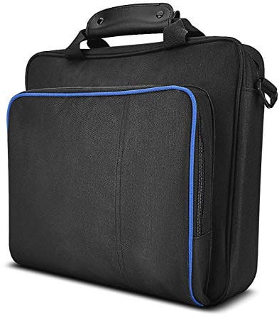 Agatige Portable Carry Bag, Carrying Case for PS4 Travel Storage Bag Waterproof Nylon Handbag Playstation Protective Shoulder Bag Handbag for Computer Notebook Laptop