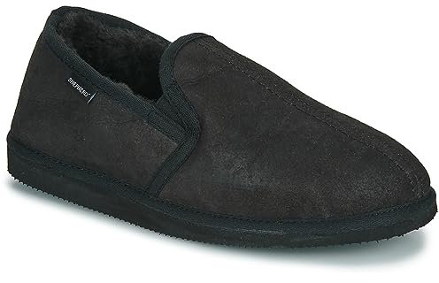 shepherd Bosse Hausschuhe Herren Schwarz - 45 - Hausschuhe Shoes