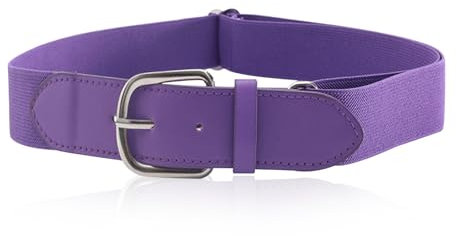 SAVOSWEET Cintura Elastica Regolabile, Cintura Unisex Viola, Cintura Nylon 3,5cm di Larghezza con Fibbia in Metallo, per Circonferenza Vita da 56 a 115 cm, Cintura per Sport, Lavoro, Uomo, Donna
