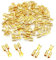 JZK 100 Stück 6,3 mm weibliche Spaten-Crimp-Kabelschuhe, Steckverbinder, Schnellspleiß-Draht-Crimp-Flachstecker