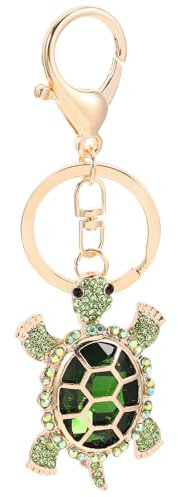 VALICLUD Strass-Schildkröten-Schlüsselanhänger Kristall-Schildkröten-Schlüsselanhänger Schildkröten-Anhänger Schildkröten- Für Schlüssel Handtasche Geldbörse