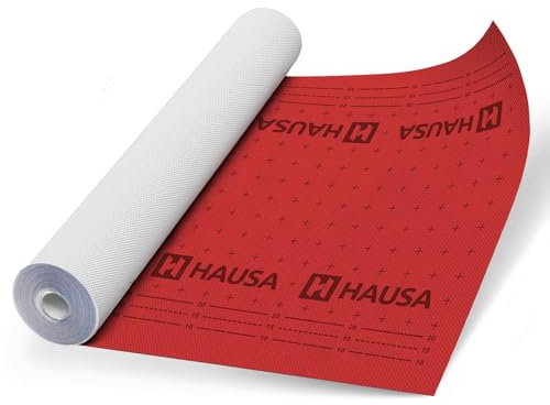 HAUSA Ecran de sous-toiture Superior HU180 180g/m² 150m² 2x(1,5mx50m) Film de toiture étanche à l'eau et à haute diffusion Membrane de coffrage résistante aux intempéries et au vieillissement
