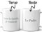 DECOHO - Pack mugs pour toute la famille - Lot de 2 à 5 tasses personnalisables famille - 33 cl, Céramique - Imprimé en France - Blanc