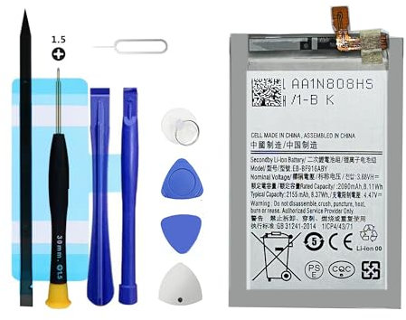 Vvuilsty EB-BF916ABY Replacement Battery for Galaxy Z Fold 2 Secondary Battery, Rechargeable 0-Cycle Battery Compatible with Samsung Galaxy Z Fold 2 Secondary Battery SM-F916 with Repair Tool Kits