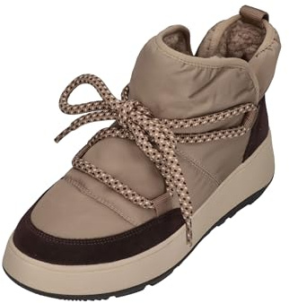 Fitflop Damen F-Mode W/Resistant Biofleece Mesh Flatform Booties Schuh