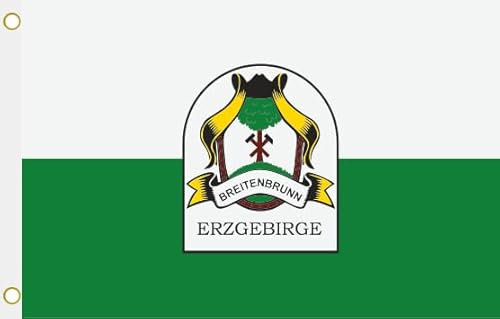 U24 Flagge Fahne Breitenbrunn (Erzgebirge) Hissflagge 90 x 150 cm