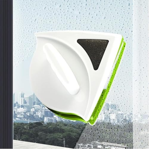 Double Magnetic Window Cleaner for 20-30mm Double Glazed Windows – Ultra-Strong Magnets, Double-Sided, Scratch-Free, Anti-Drop Design, with Built-In Water Storage