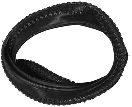 Schlauchlose Fahrradreifen aus Gummi Schwarz, rutschfest, Robust