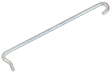 Distanzhalter 25x Abstandhalter für Gabionen Zaun Gabione Doppelstabmattenzaun Distanzhalter für Gabionenzaun – passend für Gabionen Doppelpfosten 120x40mm