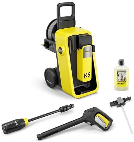 Kärcher idropulitrice K 5 Comfort Premium, pressione: 145 bar, portata: 500 l/h, superficie: 40 m²/h, peso: 18 kg, tubo ad alta pressione extra flessibile, avvolgitubo, Multi Jet 4-in-1