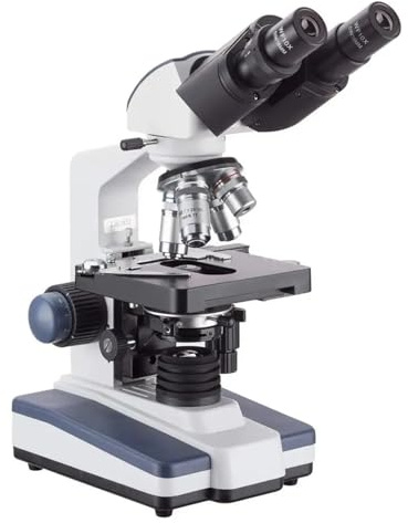 LED Binocular Compound Microscope 40X-2500X Magnification 1MP USB Camera Student Professional Lab Clinic Imaging