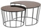AC Design Furniture Couchtisch Sunhilda, B: 76 x T:76 x H: 45 cm, Glas, Braun