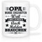 Shirtinator Opa Geschenk Tasse mit Spruch I Opa Enkelkinder Helden I Geschenkidee-n Geschenke für Opa Geburtstag Weihnachten