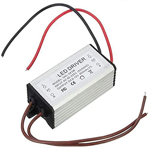 C-FUNN 8-12V 10W 900Ma AC/DC Voltaje Transformador Tubo Luz Impermeable Led Conductor