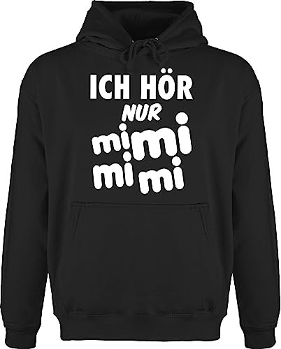 Shirtracer Hoodie Herren Pullover Männer - Sprüche Statement mit Spruch - Ich schnarche Nicht. Ich träume DASS ich eine Kettensäge Bin - 4XL - Schwarz - sprüche+Pullover sprueche Holz Pulli