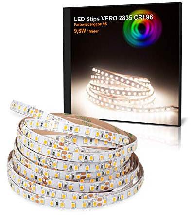 Mextronic LED-Streifen/LED-Band neutralweiß (4000k) CRI 96, 48W, 5 Meter, IP20