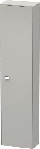 Duravit Brioso Hochschrank 177,0x42,0x24,0 cm, 1 Tür, Anschlag rechts, 1 Holzfachboden, 3 Glasfachböden, Farbe (Front/Korpus): Betongrau Matt Dekor, Griff Chrom - BR1320R1007