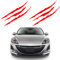 Bonfinity 2 Adesivi Auto a Forma di Graffi Tuning Sport | Stickers Adesivi Artigli Mostro Moto Macchina Esterni 40 x 3 cm (Rosso)