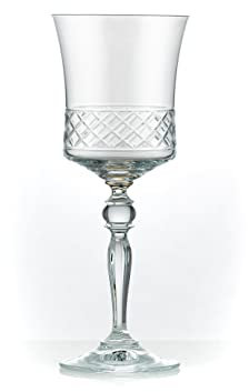 Bohemia Weingläser Sektglas Sektgläser Kristall Glas Model Grace klar schliff 6er Set (Weingläser 250 ml)