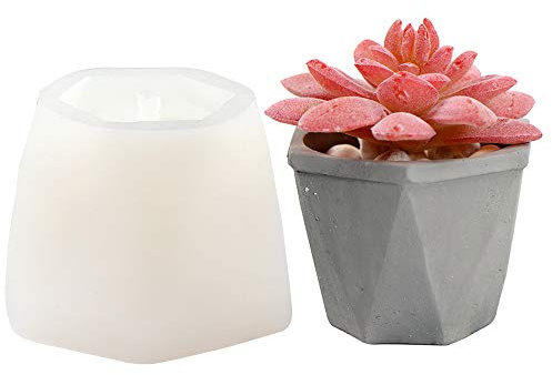 Moule en silicone pour pot de fleurs en ciment - Pour décoration extérieure et d'intérieur