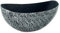 DARO DEKO Metall Schale Schiff 25 x 11,5cm schwarz-weiß Blumenschale Pflanzschale Planztopf