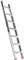 Briconess.com Scala da appoggio salita in alluminio anodizzato Step Up - 12 gradini - 3.25 mt