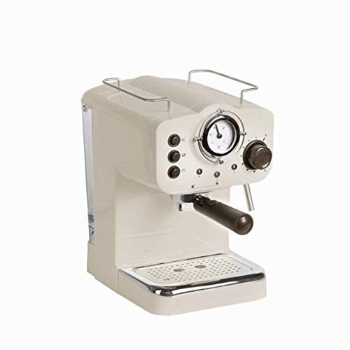 FLBT Retro Espresso Machine, Stainless Steel Compact Espresso Machine with Whipping Stick, Professional Coffee Machine for Cappuccino and Latte needed