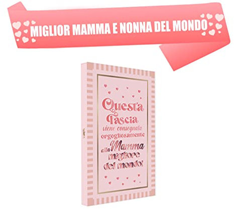 Idea de regalo original para el Día de la Madre – Banda de la Mejor Madre y Abuela del Mundo con caja elegante – Ideas originales de regalo cumpleaños mujer – Gadgets regalos divertidos para la mejor